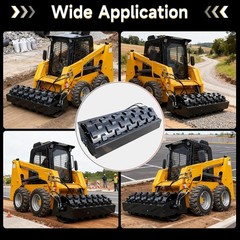 60″ Vibratory Sheepsfoot Roller Compactor for Bobcat Skid Steer | Soil Roller