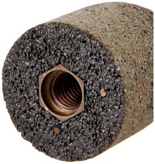 Abrasive Grinding Cone 16 Grit Aluminum Oxide 2 inch x 3 inch 5/8-11 Thread for