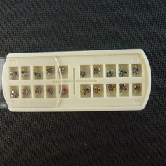 10Packs Orthodontic Metal Brackets Dental MINI Braces MBT/ROTH 022 Hook 3/345