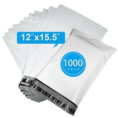 1000 Bags 12×15.5″ 2.5 Mil Poly Mailers Plastic Envelopes Shipping Bags