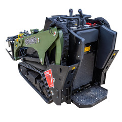 TYPHON STOMP V1000 1.5Ton Skid Steer Loader Kubota D1105 w Grapple and Bucket