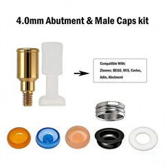 US Dental Zest Locator Overdenture Abutment for Zimmer TSV 3.5mm Internal Hex