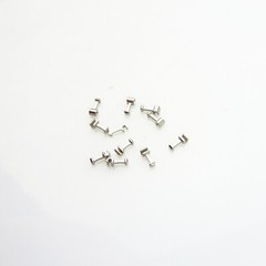 10 Pcs Dental Orthodontic Crimpable Hook Long/Medium/Short/Stop Stainless Steel