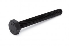 M10-1.25 x 90mm Grade 10.9 Hex Cap Screw Bolts Metric Plain Hardened FINE THREAD