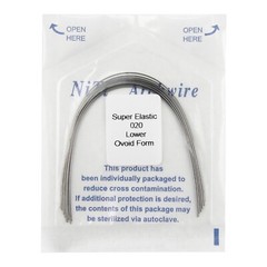 100PCS Dental Orthodontic Arch Wire Niti Super Elastic Round Rectangular Ovoid