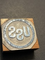 USS Steel | Vintage letterpress printing block – United States Steel