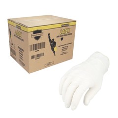 1000 Pieces 4.5 Mil Latex Disposable Powdered Industrial Gloves Large