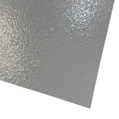 24″ x 96″ Mill Finish Aluminum Stucco Sheet .025” Thick Trailer RV- White Backer