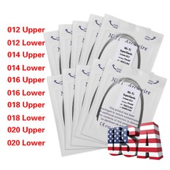 100PCS Dental Orthodontic Round Arch Wire Super Elastic NITI Ovoid Form Sizes ns