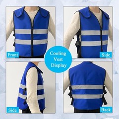 VVHOOY Cooling Vest for Men&Women,Reflective Ice Vest with 20 PCS Reusable Ic…