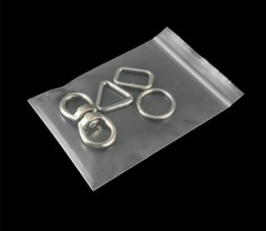 Clear Reclosable Zip lock Plastic 2-Mil Ziplock Bags Poly Jewelry Zipper Baggies