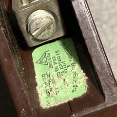 Wadsworth A120NI 20 Amp 1 Pole 1P Type A Metal FOOT Breaker A120N A120