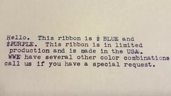 FJA Products Universal Typewriter Ribbon 2″ x 1/2″ Twin Spools in 30+ Colors
