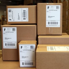 2-200 Rolls 4×6 Direct Thermal Shipping Labels 250/Roll Zebra Eltron 2844 ZP450