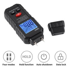 Digital LCD Wood Moisture Meter Detector Tester Wood Firewood Paper Cardboard。