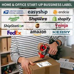 4″x6″ Direct Thermal Shipping Labels 250/Roll 450/Roll 500/Roll for Zebra Rollo