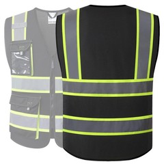 Hi Vis Reflective Safety Vests for Men Women High Visibility Vest with Pockets