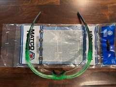 Matco ForceFlex Safety Glasses Half Frame with Clear Lenses Green – FF2GTCLR