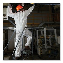 3 Lightweight Disposable Cleaning Spraying Painting Hazmat Bunny Suits Coveralls