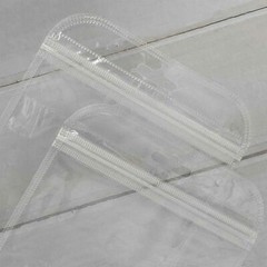 100/200 Clear Waterproof Polypropylene Plastic Zip Seal Bags for Jewelry Storage