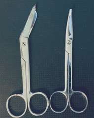 Lot of 6 Stainless Steel Scissors Medical, Craft, Sewing -various sizes as shown