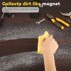 Tack Cloth 16-Pack 18×36 Inch Wax-Free Silicone-Free Woodworking Painting