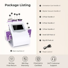 6 in 1 Beauty Machine for Body Massage Facial Skin Care Skin Lifting Lost Weig8