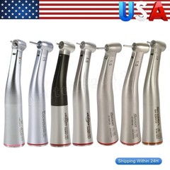 Dental 1:1 1:5 1:4.2 LED Fiber Optic Contra Angle Increasing Handpiece NSK Style