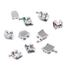 Dental Orthodontic Bracket Braces MIM Monoblock Mini Roth/MBT 022/018 Hooks 345