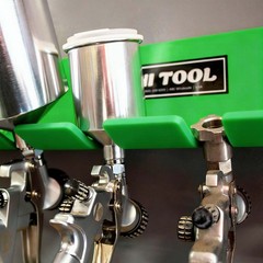 LAUCO Omni Tool Multiple Paint Spray Gun Holder, Paint Gun Holder – Holds 7 Guns