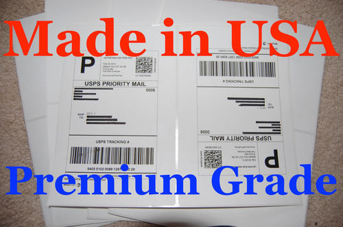 Round Corner-Shipping Labels-Made in USA-Self Adhesive-USPS UPS FED-8.5×11