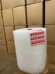 Small Bubble Cushioning Wrap 24″X350ft Perforated Every 12″ LARGE BUBBLE