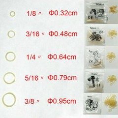 5000Pcs Dental Orthodontic Rubber Bands Elastics Latex Braces 15 Size for Choice