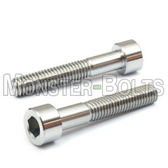 M3 Titanium Socket Head Cap Screws, Ti Grade 5, Metric DIN 912 Coarse 0.50