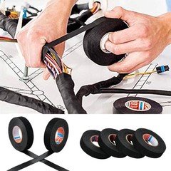 2 Rolls 50Ft Automotive Wire Harness Cloth Tape Heat Resistant Noise Dampening
