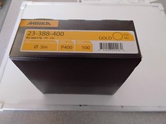 1000 Pieces Mirka sticky Aluminum Oxide Gold 5″ Psa P400 Grit 400 sanding Discs