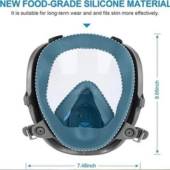 Full Face Gas Mask Painting Spraying Respirator W/Filters For 6800 Facepiece US