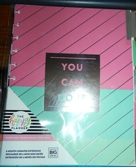 Happy Planner You Can Do It 6 Month Undated Extension Pack Magenta Teal