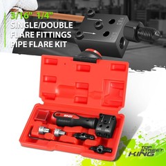 Carbon Steel Brake Flaring Tool Single Double Bubble Flares 3/16in & 1/4in Tube