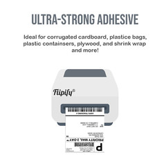 4×6 Thermal Labels Blank Shipping Direct Fanfold for Rollo Zebra Printer 1000 US