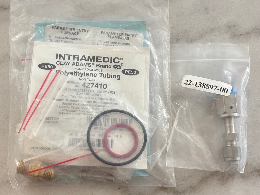 Clay Adams Intramedic 427410 Polyethylene Tubing PE50, O-ring Service Repair Kit