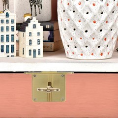 Retro Drawer Lock Antique Brass Cabinet Key Desk File Security 2.36×1.37 Inch