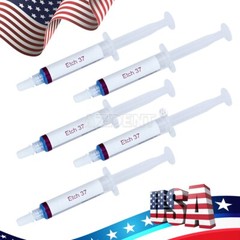10Pcs Dental 37% Gel de Grabador de Ácido Fosfóric Compuesto F Esmalte y dentina