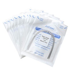 AZDENT Dental Ortho Super Elastic Niti/Stainless Steel Rectangular Arch Wire