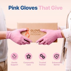 Schneider Nitrile Exam Gloves, 4-mil Medical Gloves Disposable Latex Free,