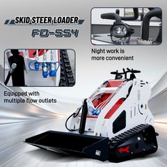 13.5 HP Skid Steer Loader Hydraulic Electric Start B&S ENGINE Orange or White US
