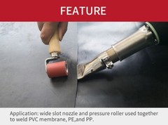 Professional Industrial DIY Electric 1600W Hot Air Gun PVC Roofing Welding Tools