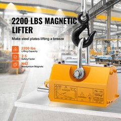 Permanent Magnetic Lifter Lifting Magnet 2200 lb/1000 kg Neodymium Hoist