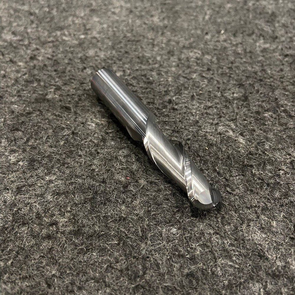 HAAS 03-0594 1/2″ Dia. Carbide Ball End Mill 2 Flute Uncoated 1/2″ Smooth