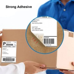 4×6 Fanfold Direct Thermal Labels for Zebra Rollo MUNBYN Printer (500 Per Stack)
